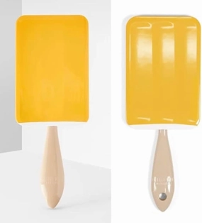 Jeffree Star Cosmetics Limited Edition Thirsty Popsicle Hand Held Mirror - Thirsty Yellow, Pink