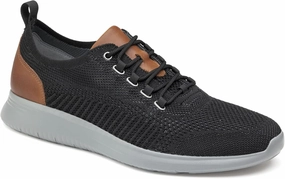 Johnston & Murphy Men’s Amherst U-Throat Shoes, EVA Sole & Cushioned Footbed, Lightweight Casual Shoes, Soft Wool Blend, Flexible Athletic Construction