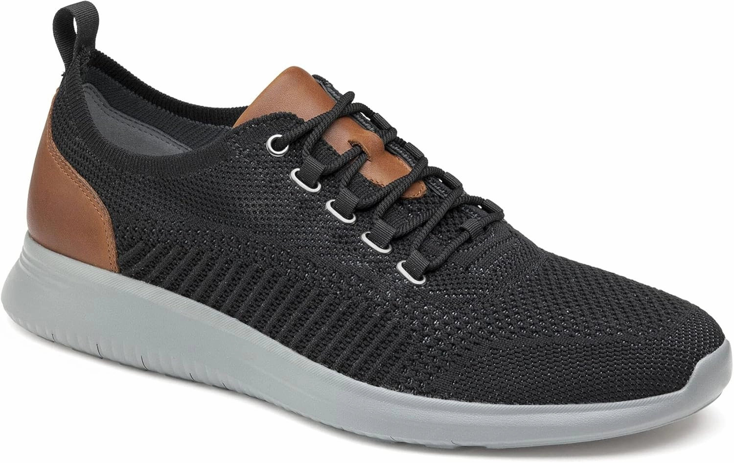 Johnston & Murphy Men’s Amherst U-Throat Shoes, EVA Sole & Cushioned Footbed, Lightweight Casual Shoes, Soft Wool Blend, Flexible Athletic Construction