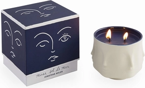 Jonathan Adler Muse Couleur Sel de Mer Candle, White/Blue