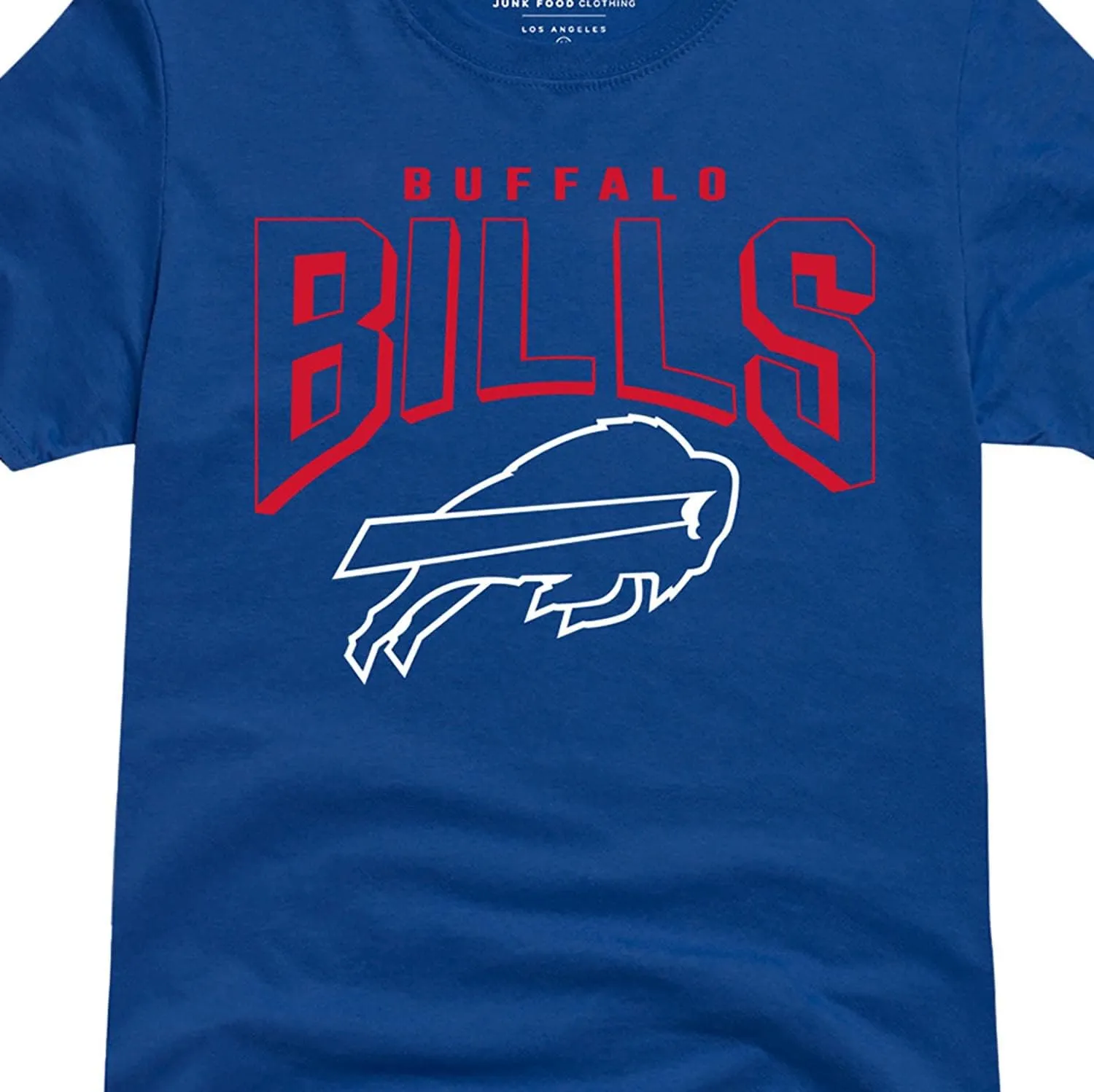 Junk Food Clothing x NFL - Bold Logo - Short Sleeve Fan Shirt for Men and Women - Officially Licensed NFL Apparel