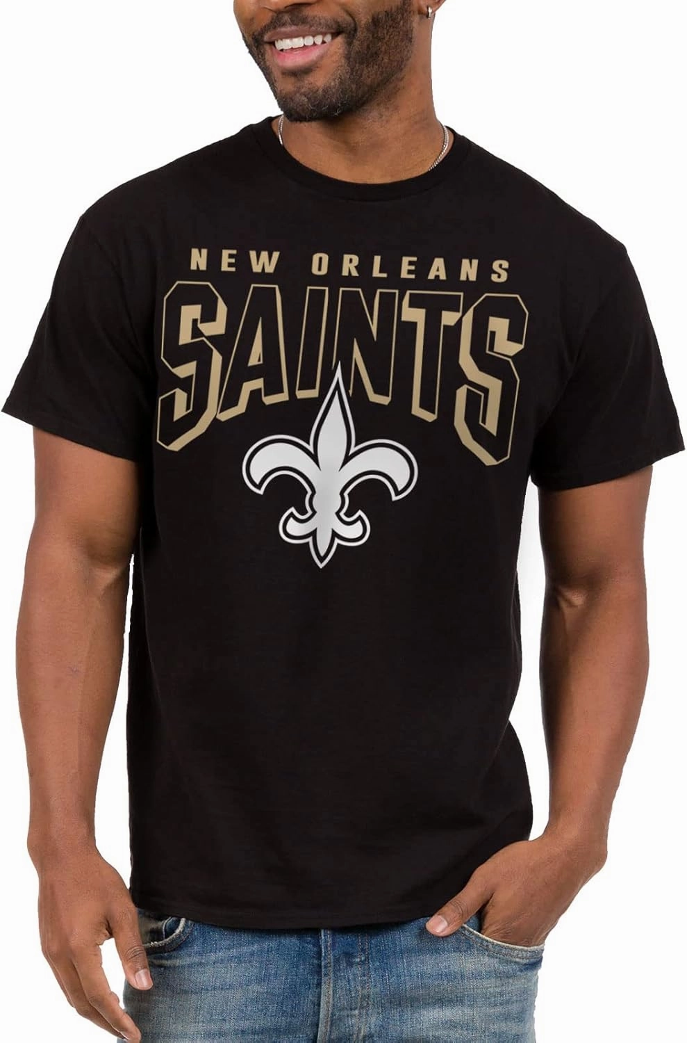 Junk Food Clothing x NFL - Bold Logo - Short Sleeve Fan Shirt for Men and Women - Officially Licensed NFL Apparel