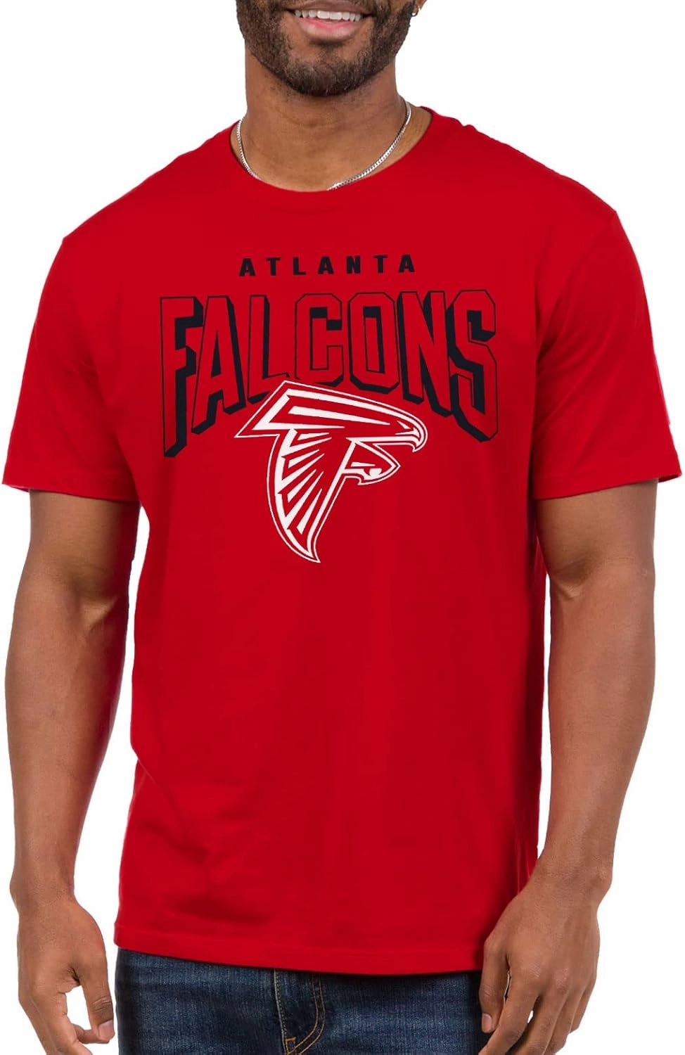 Junk Food Clothing x NFL - Bold Logo - Short Sleeve Fan Shirt for Men and Women - Officially Licensed NFL Apparel