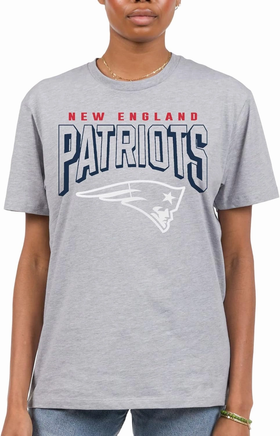 Junk Food Clothing x NFL - Bold Logo - Short Sleeve Fan Shirt for Men and Women - Officially Licensed NFL Apparel
