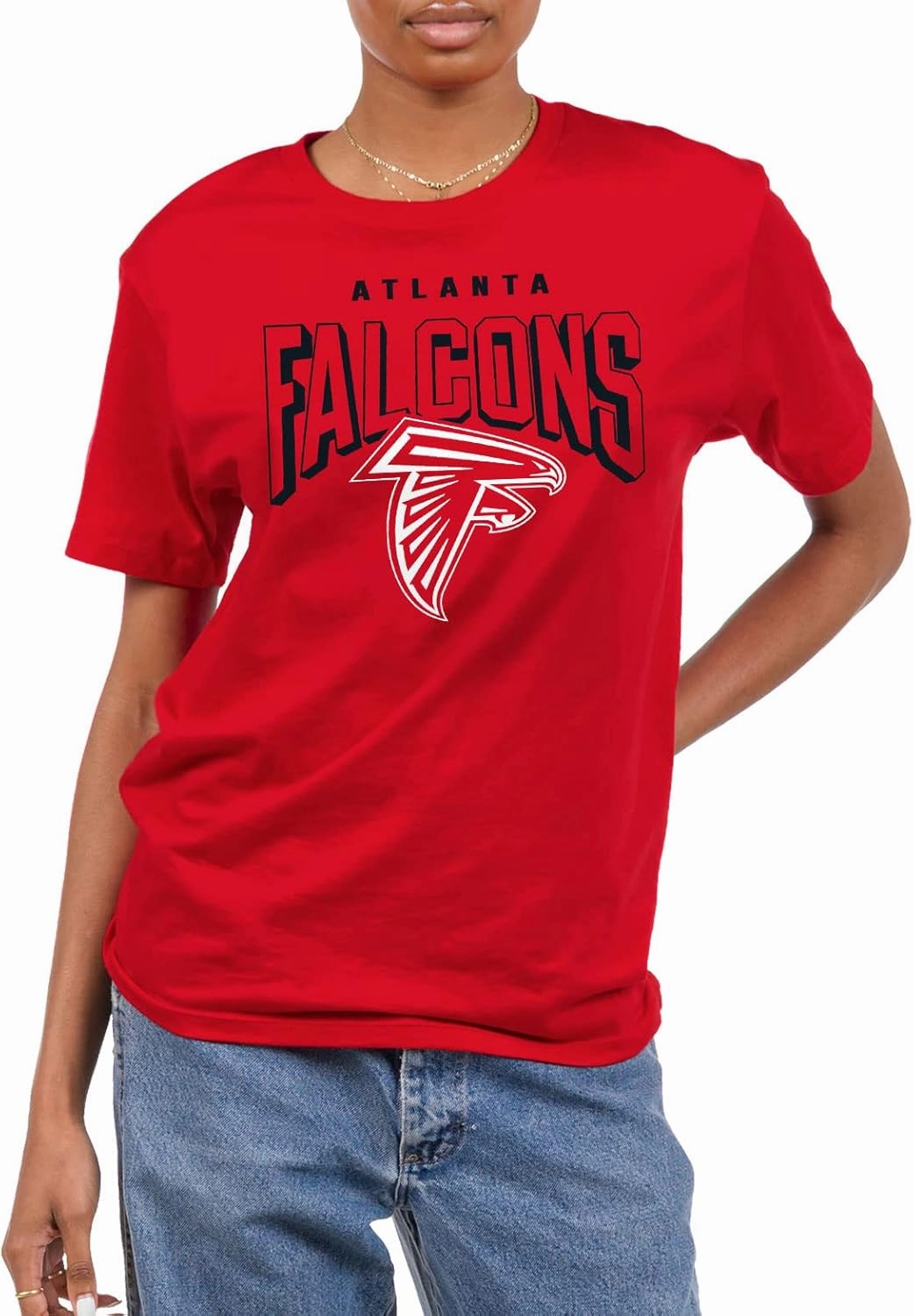Junk Food Clothing x NFL - Bold Logo - Short Sleeve Fan Shirt for Men and Women - Officially Licensed NFL Apparel