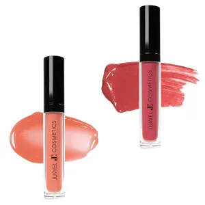 Juwel Cosmetic Luscious Liquid Matte Lipstick   Ultra Lip Gloss, Long Lasting Matte Finish, Gloss for Dry Lips, High Shine, Natural Ingredients, Pack of 2