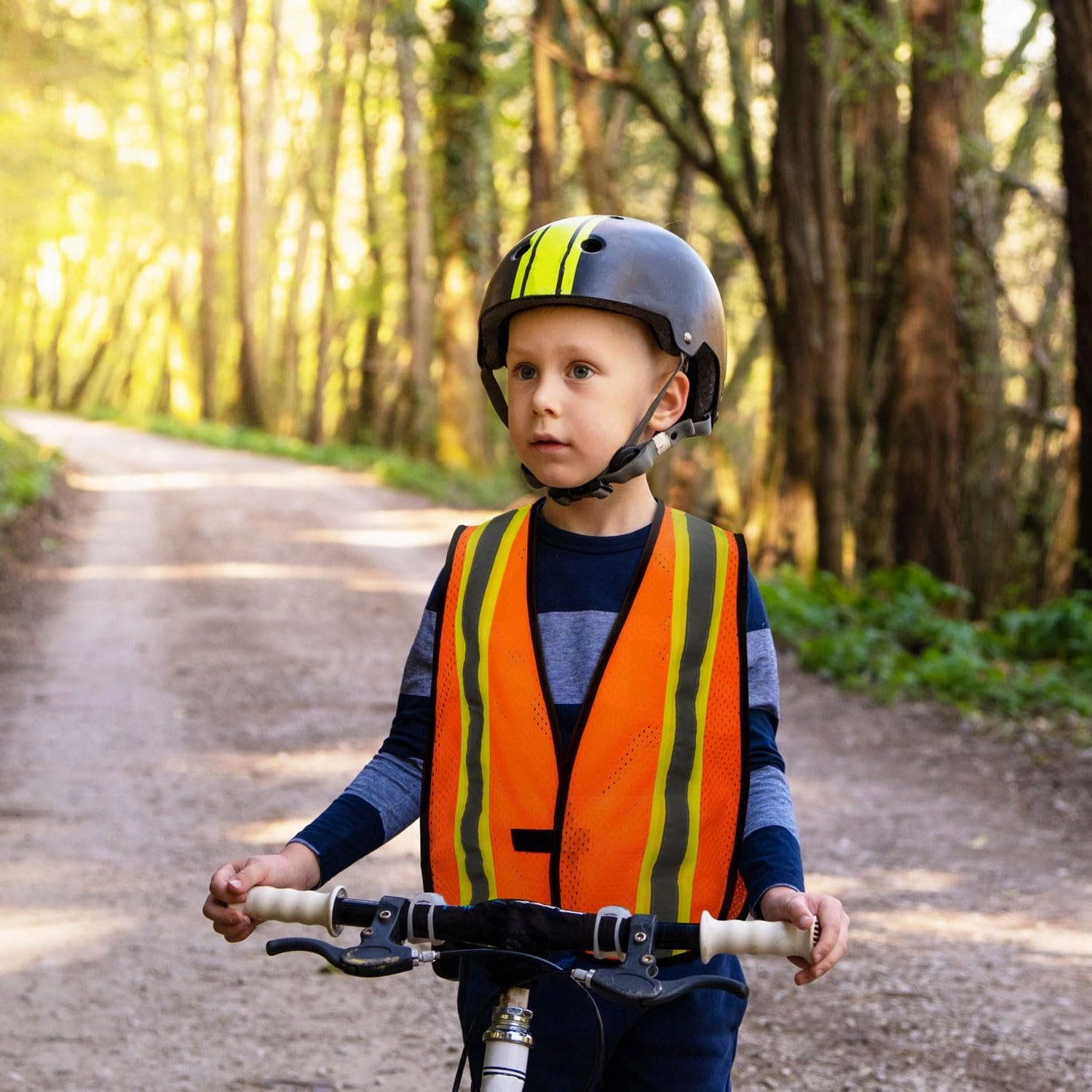 KAYGO Kids High Visibility Vests, Child Safety Vest Reflective with Hook and Loop,KGKID200