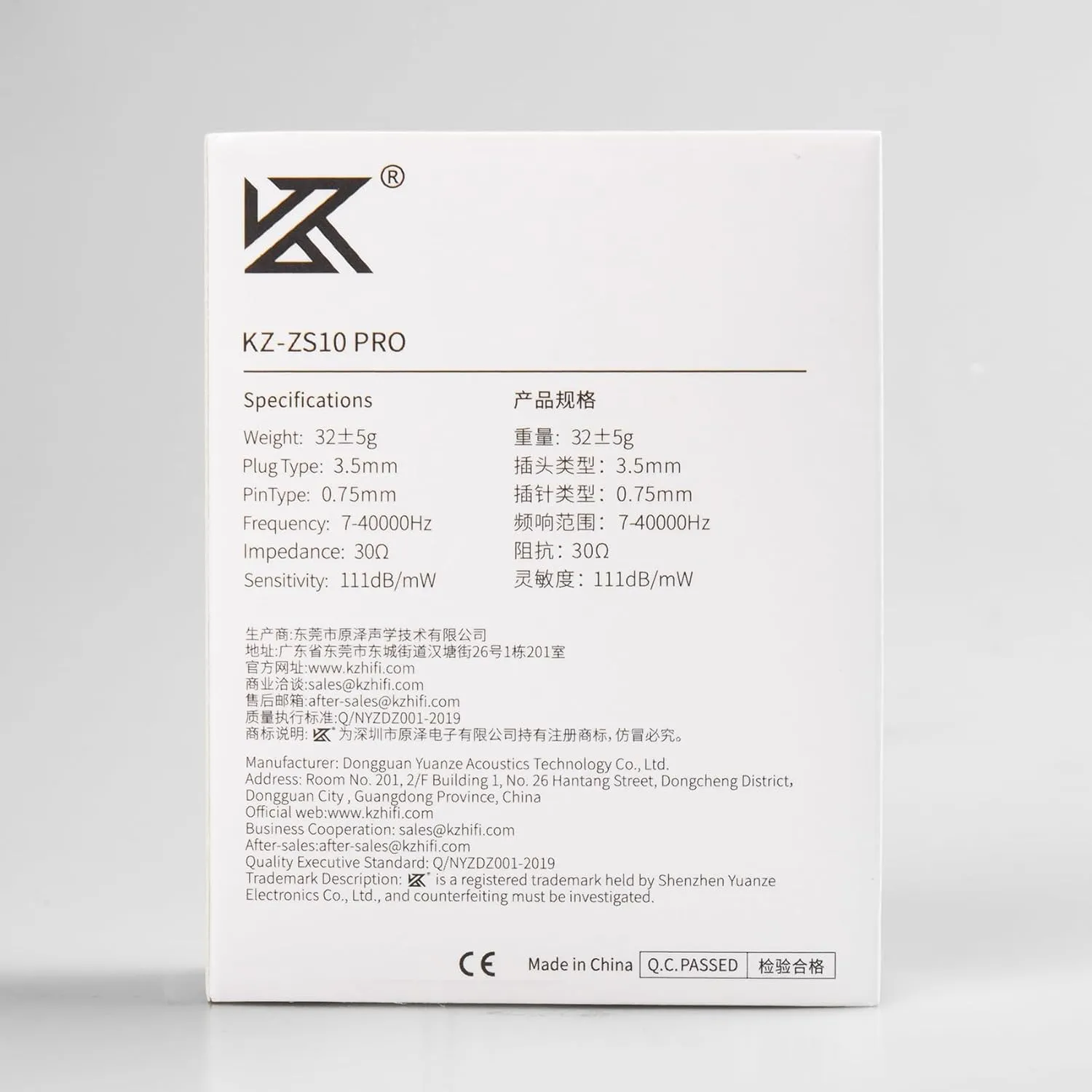 keephifi KZ ZS10 Pro in Ear Monitors,4BA 1DD 5 Driver in-Ear HiFi Metal Earphones with Stainless Steel Faceplate IEM Earphones, 2 Pin Detachable Cable (Black No Mic)