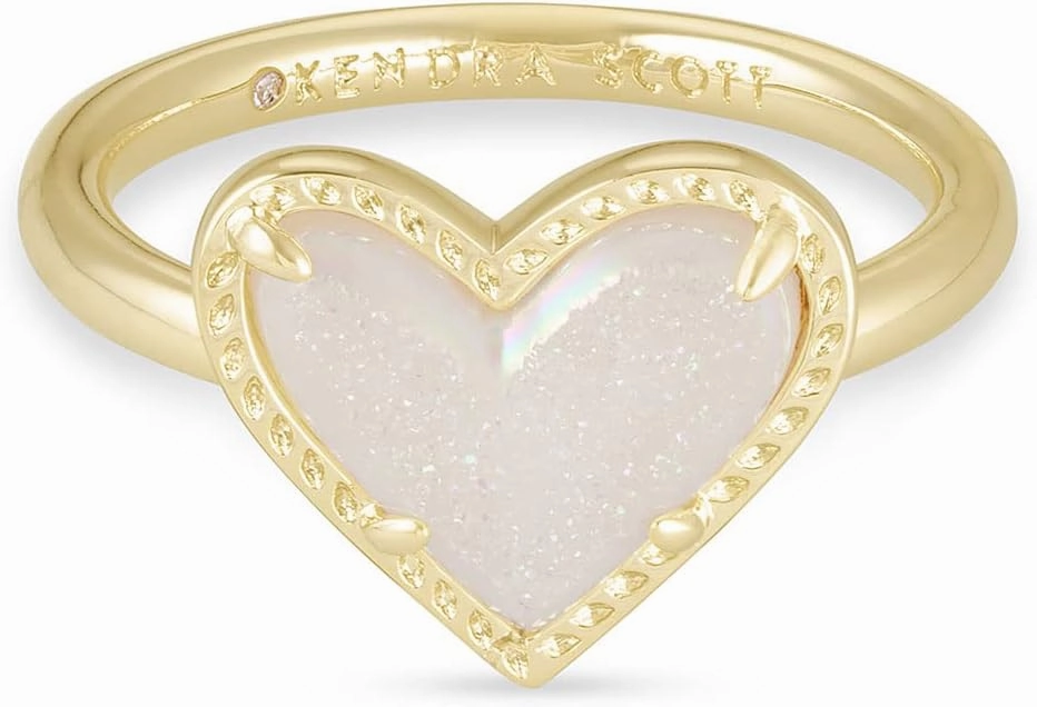 Kendra Scott Ari Heart Band Ring, Fashion Jewelry for Women