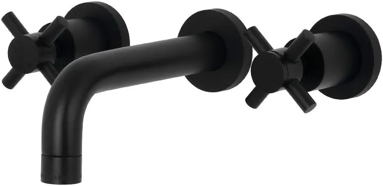 Kingston Brass KS8120DX Concord Bathroom Faucet, Matte Black, 11.31 x 7.63 x 3.06
