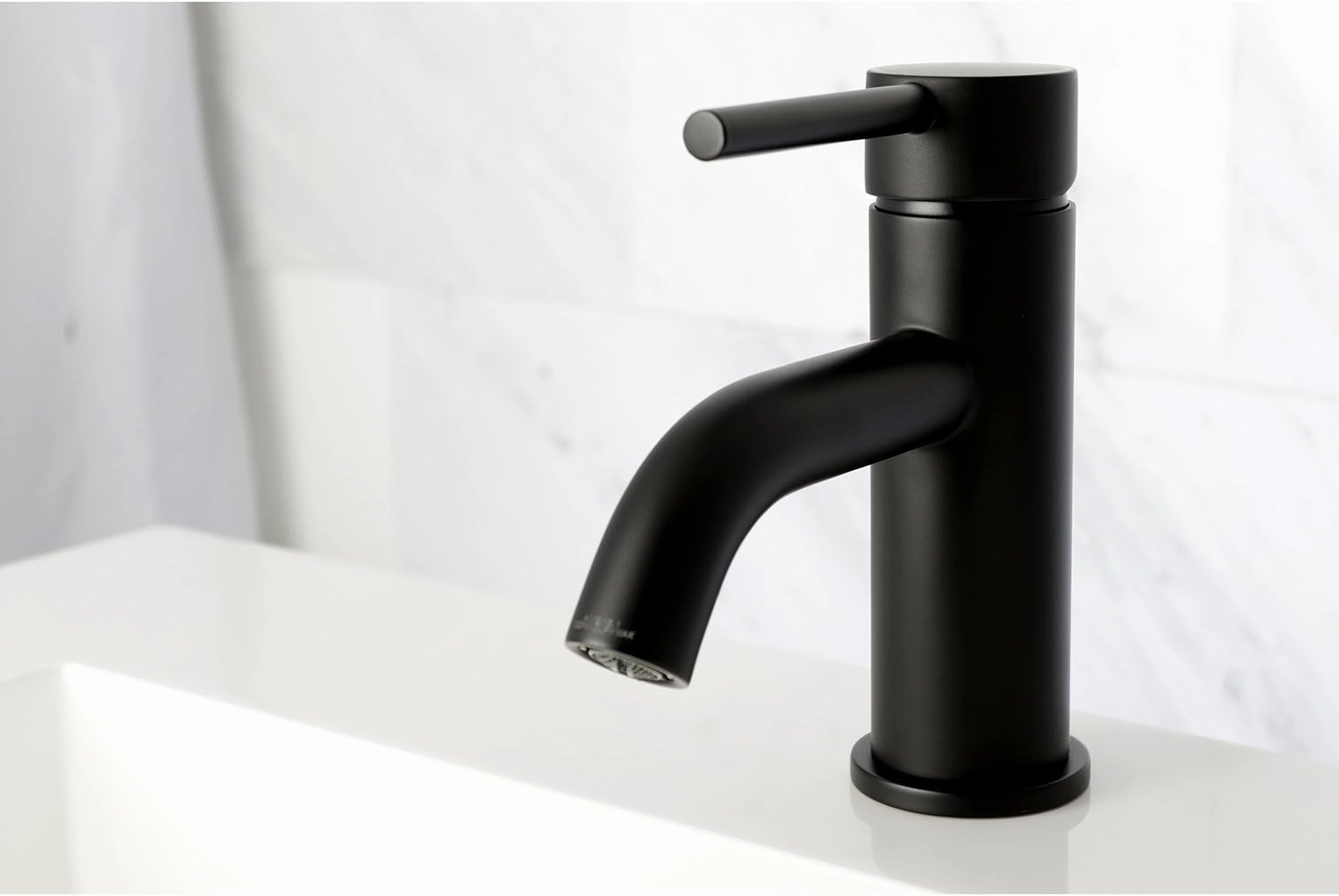 Kingston Brass LS8220DL Concord Bathroom Faucet, Matte Black, 2.13 x 4.88 x 6.13