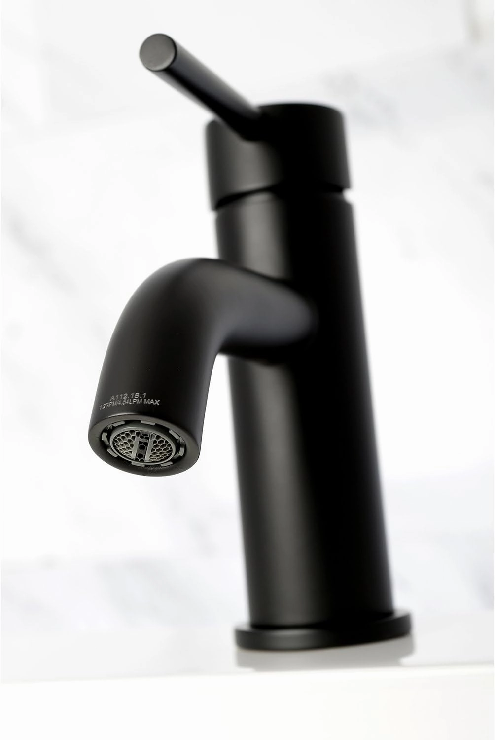 Kingston Brass LS8220DL Concord Bathroom Faucet, Matte Black, 2.13 x 4.88 x 6.13