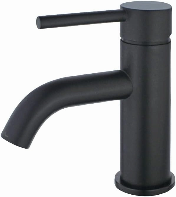 Kingston Brass LS8220DL Concord Bathroom Faucet, Matte Black, 2.13 x 4.88 x 6.13
