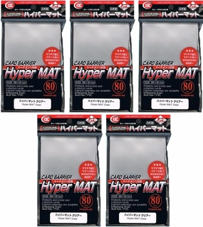 KMC Hyper Matte Sleeves (400 Pack), Clear