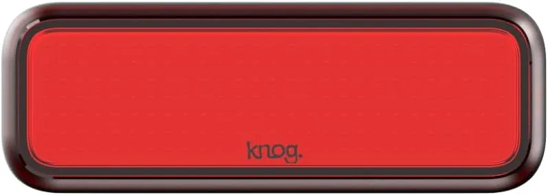 KNOG Blinder E RH Rear Bike Light - Compact COB LED Ebike Light, 25 Lumens, Vibrant Red for Visibility & Safety, Easy Install via Rack Mount, IP67 Waterproof, StVZO for E-Bikes
