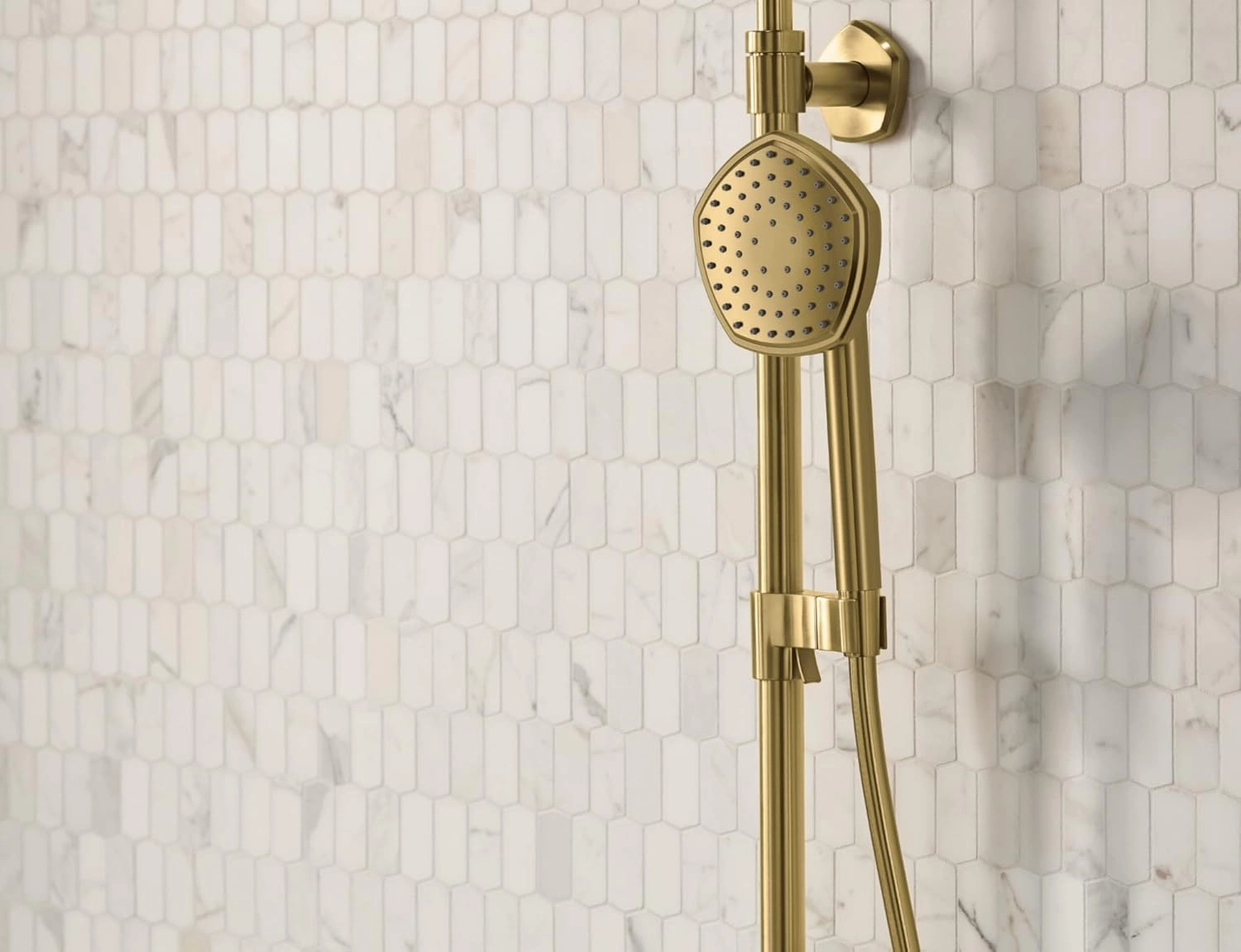 KOHLER 27118-G-CP Hydrorail-R Occasion Arch Shower Column Kit With Rainhead And Handshower 1.75 Gpm in Polished Chrome