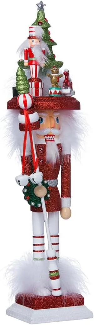 Kurt Adler HA0320 18" Hollywood Christmas Tree Hat Nutcracker