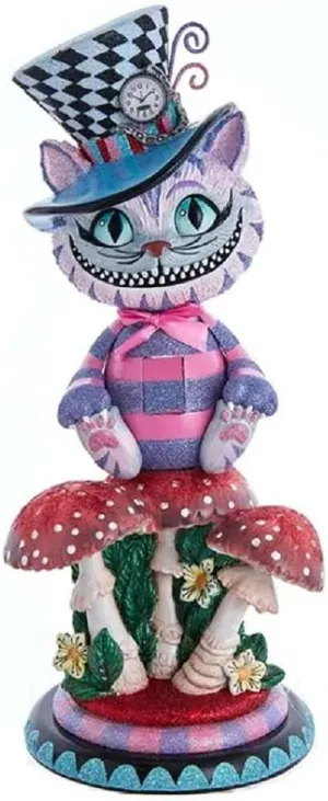 Kurt Adler HA0573 15" Hollywood Cheshire Cat Nutcracker, Multicolor