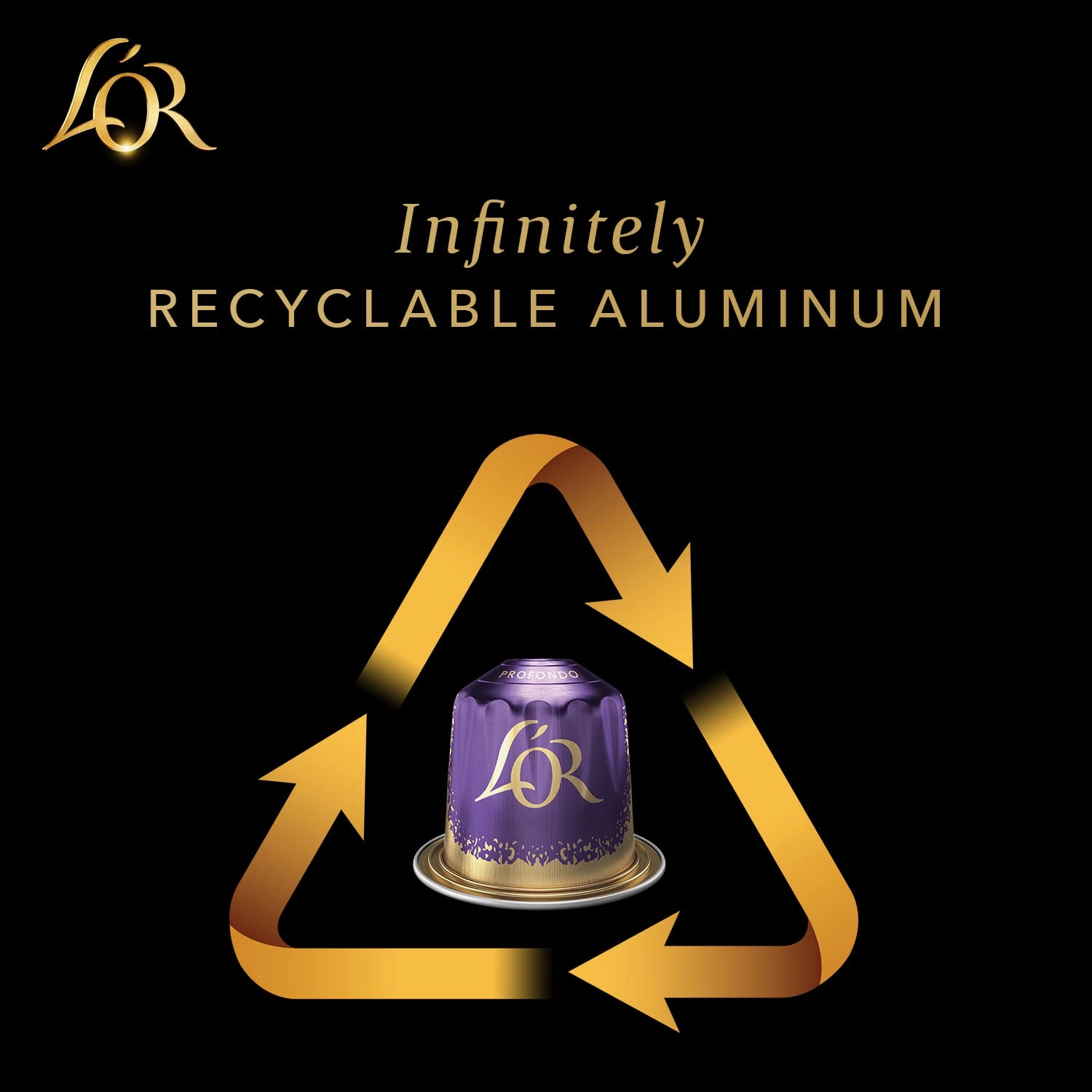 L'OR Coffee Pods, 30 Capsules Le Tigre Dark Roast Blend, Single Cup Aluminum Coffee Capsules Exclusively Compatible with the L'OR BARISTA System