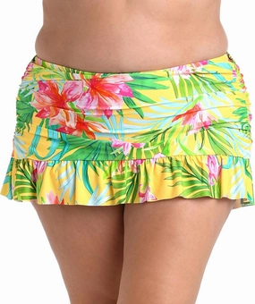 La Blanca Women's Standard Skirted Hipster Bikini Swimsuit Bottom