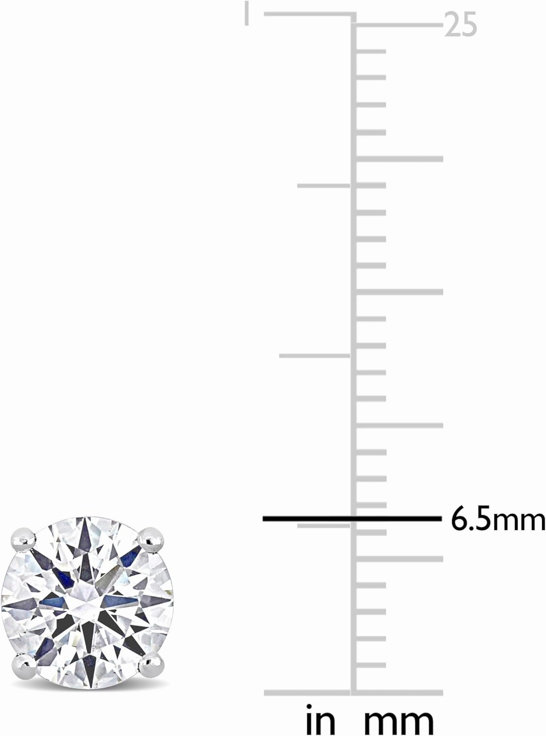 Lab-Grown Diamond Stud Earrings With Unique laser engraved Diamond ID, Set In Platinum, White Gold or Yellow Gold - D Color, VVS2 Clarity, IGI Certified Lab-Grown Diamonds - Available in 1 to 5 CTTW