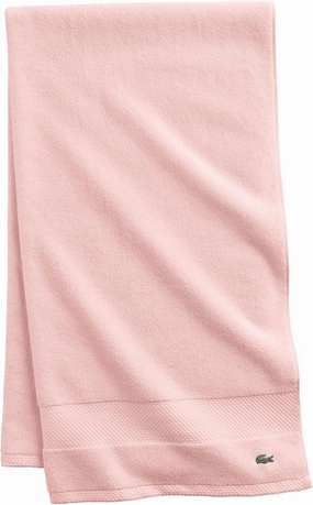 Lacoste Heritage Supima Cotton Bath Sheet, Light Pink, 35" x 70"