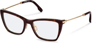 Ladies Cat's Eye Glasses Frame (Model R8035) - Acetate (Includes Glasses Case)