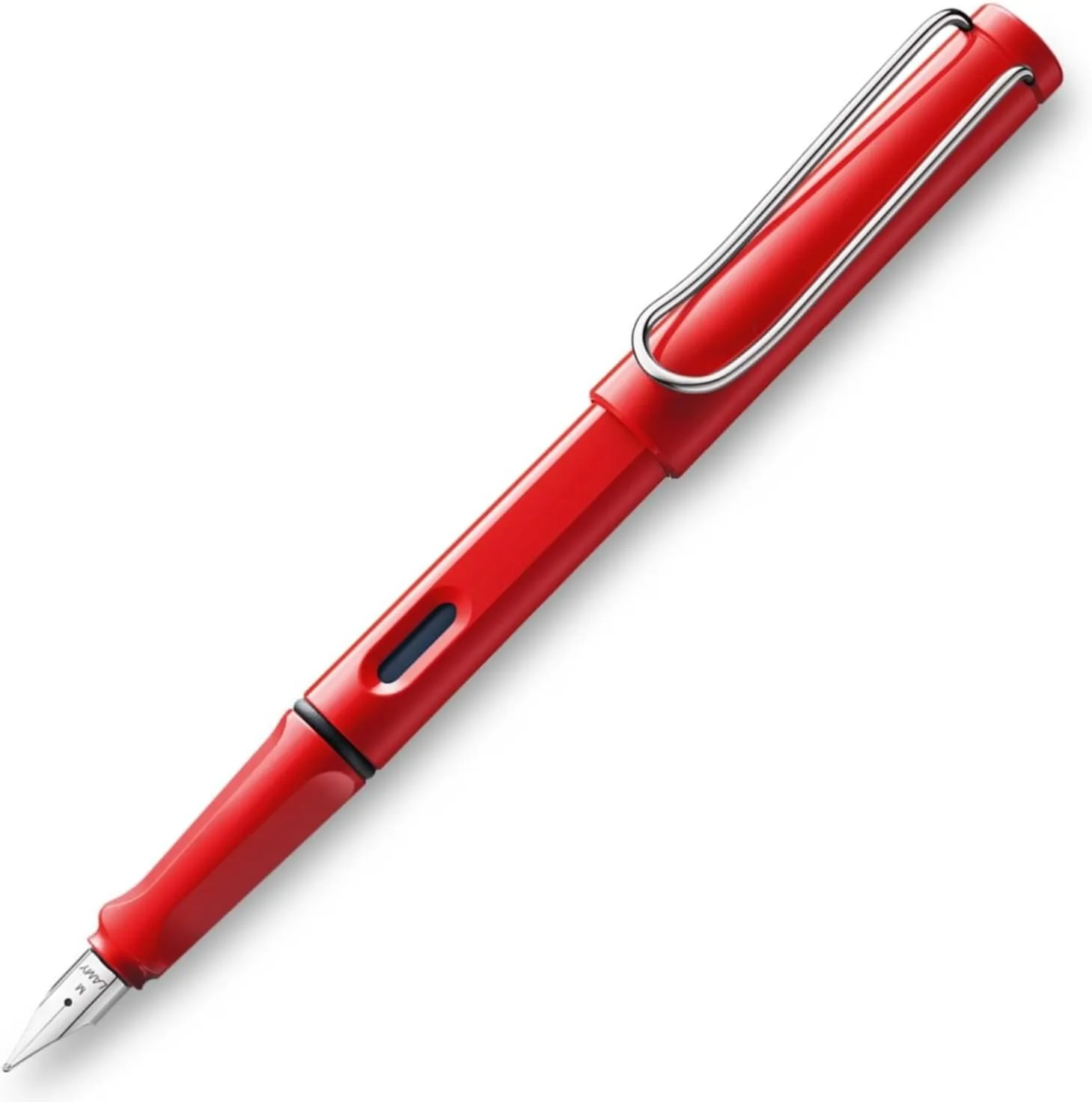 Lamy safari Fountain Pen - Elegant Design Cool Pens, Best Pens For Smooth Writing, Journaling, and Calligraphy - Red Fine Point Pen