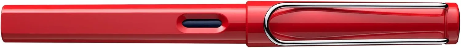 Lamy safari Fountain Pen - Elegant Design Cool Pens, Best Pens For Smooth Writing, Journaling, and Calligraphy - Red Fine Point Pen