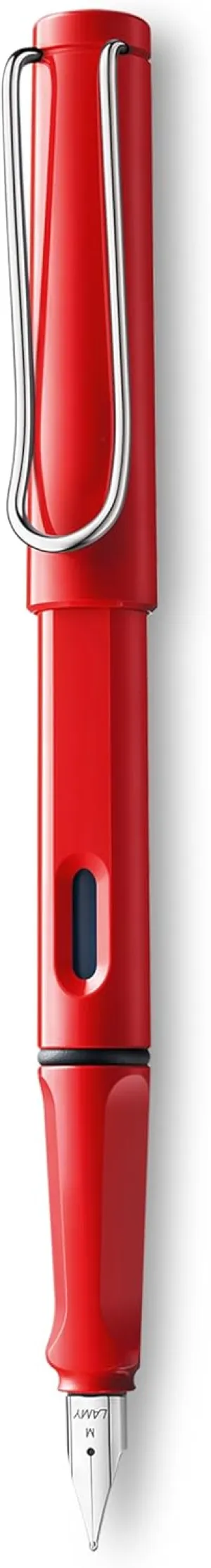 Lamy safari Fountain Pen - Elegant Design Cool Pens, Best Pens For Smooth Writing, Journaling, and Calligraphy - Red Fine Point Pen