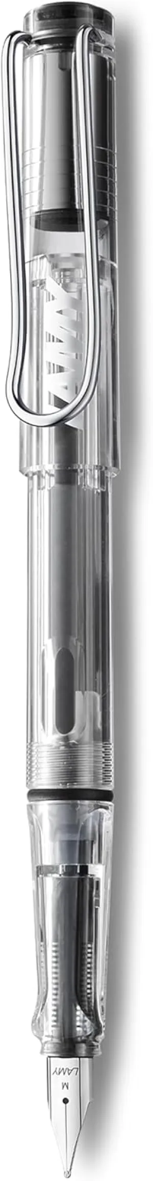 Lamy Vista Fountain Pen Demonstrator, Clear Fine Nib (L12F)