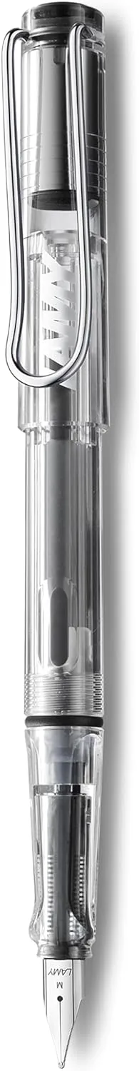 Lamy Vista Fountain Pen Demonstrator, Clear Fine Nib (L12F)