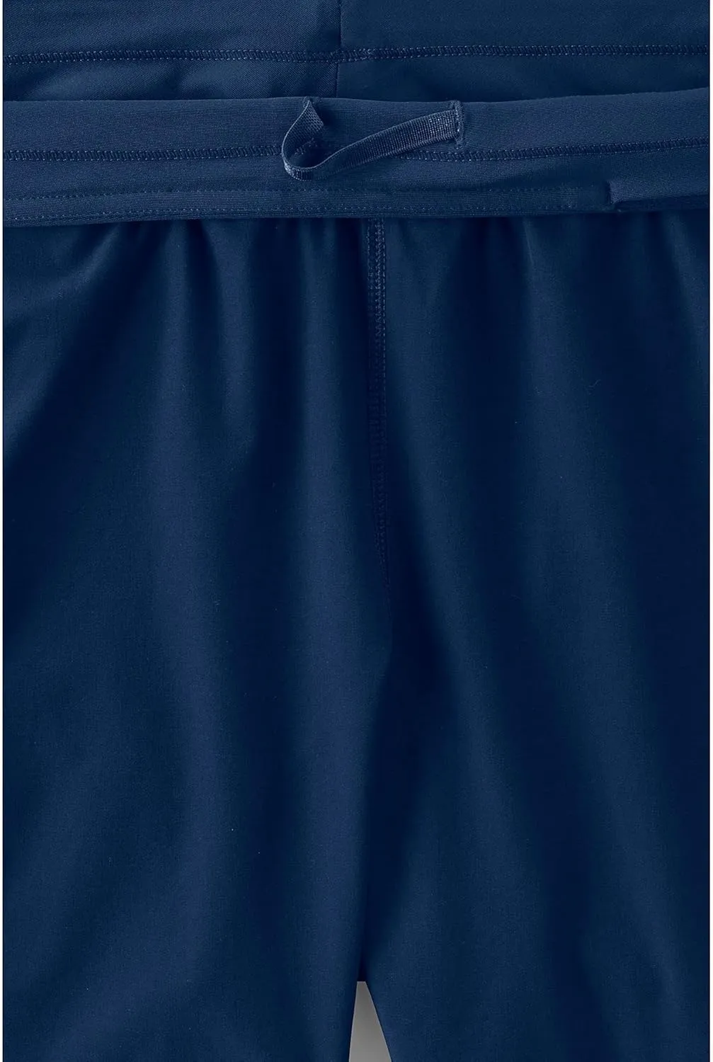 Lands' End Women's 5" Quick Dry Elastic Waist Board Shorts Swim Cover-up Shorts with Panty