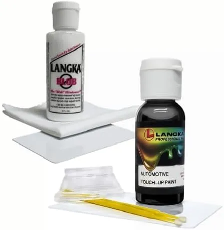 Langka 2oz Blob Eliminator and 1oz Touch-Up Paint Compatible with 2023, Hyundai, Palisade, A2B, Abyss Black Pearl.