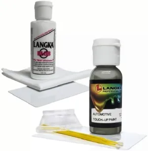 Langka 2oz Blob Eliminator and 1oz Touch-Up Paint Compatible with 2024, Land-Rover, Evoque, 2344, Nolita Grey.