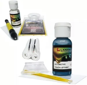 Langka Accessory Bundle and 1oz Touch-Up Paint Compatible with GM/Chevrolet GBX, WA563Q, Atlantic Blue Metallic.