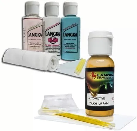 Langka Paint Chip Repair Kit and 1oz Touch-Up Paint Compatible with 2018, Nissan, Murano, EAW, Orange Pearl.