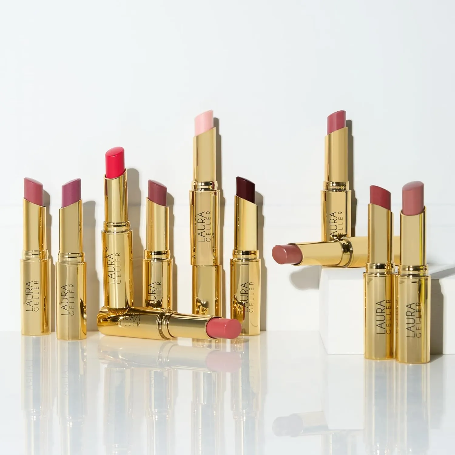 LAURA GELLER NEW YORK Jelly Balm Moisturizing Tinted Lip Balm - Sheerly Amazing - Hydrating Vitamin E - Semi-Shine Finish