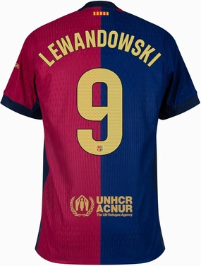 Lewandowski 9# Home Soccer Jersey 2024/2025