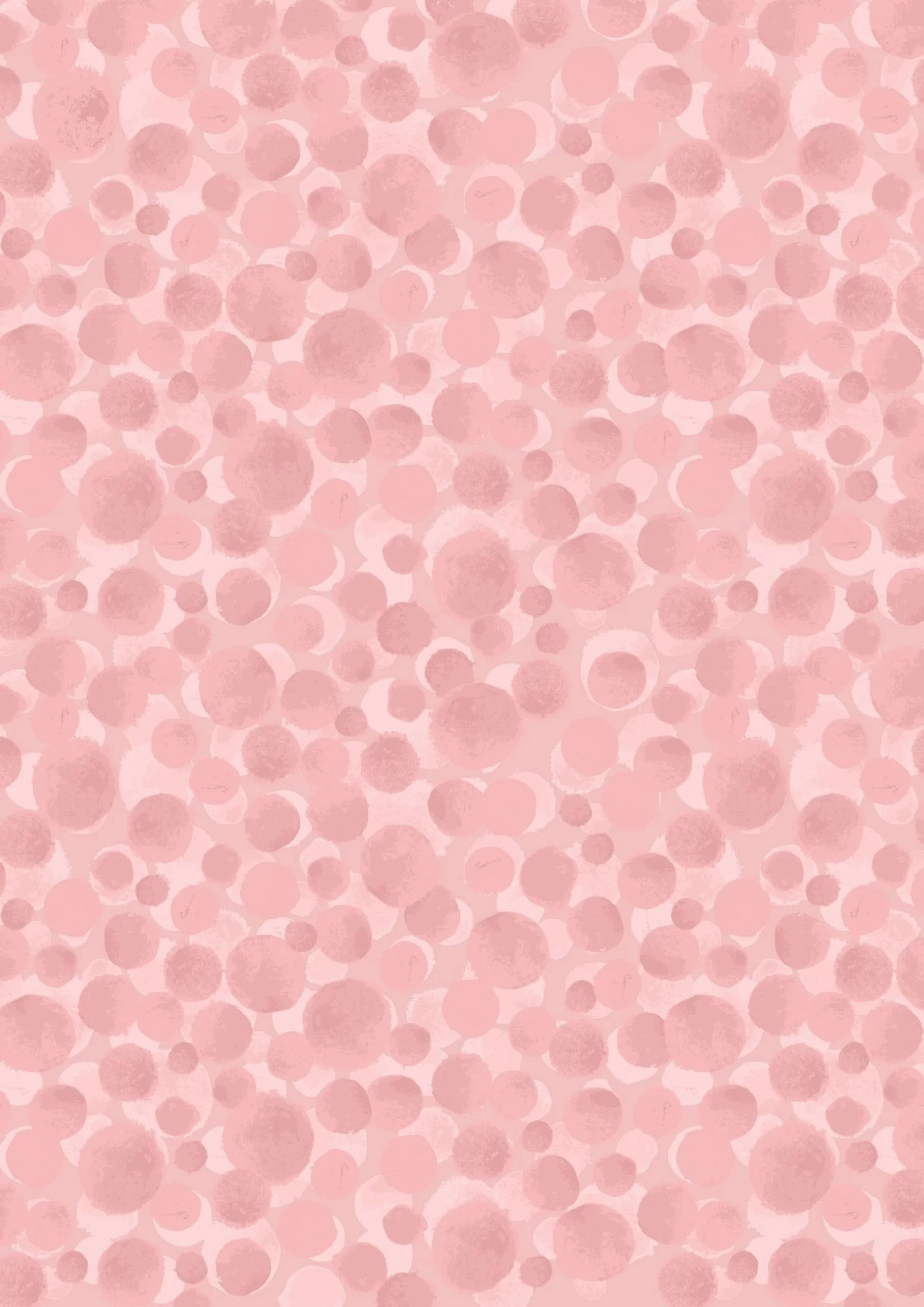Lewis & Irene Bumbleberries Blenders Fabric Collection Plaster Pink BB249