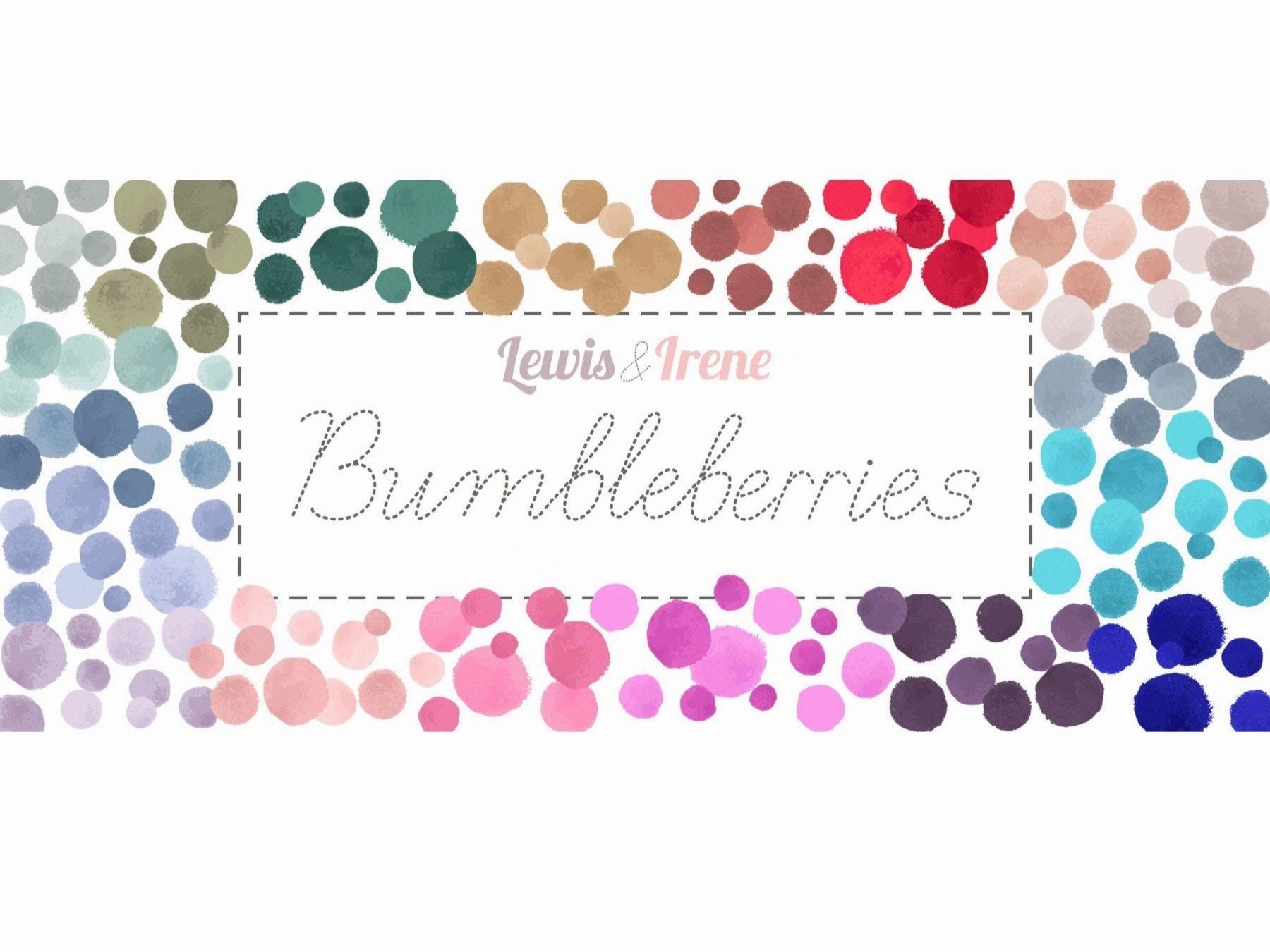 Lewis & Irene Bumbleberries Blenders Fabric Collection Postbox Red BB184