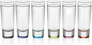 Libbey Troyano Multi-Color Shooter Glasses, Set of 6
