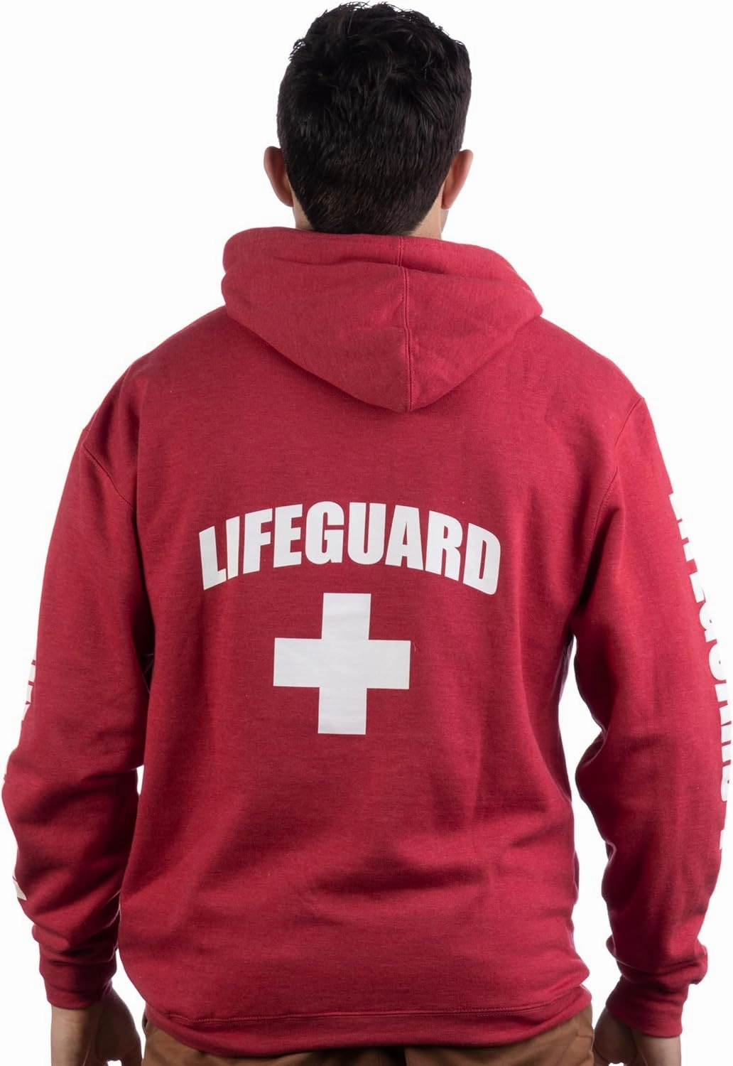 Lifeguard | Red Unisex Uniform Fleece Hoody Sweatshirt Hoodie Sweater Men Women