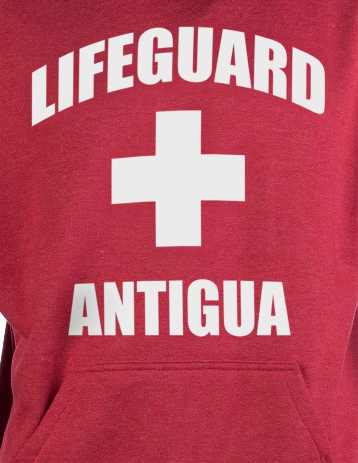 Lifeguard | Red Unisex Uniform Fleece Hoody Sweatshirt Hoodie Sweater Men Women