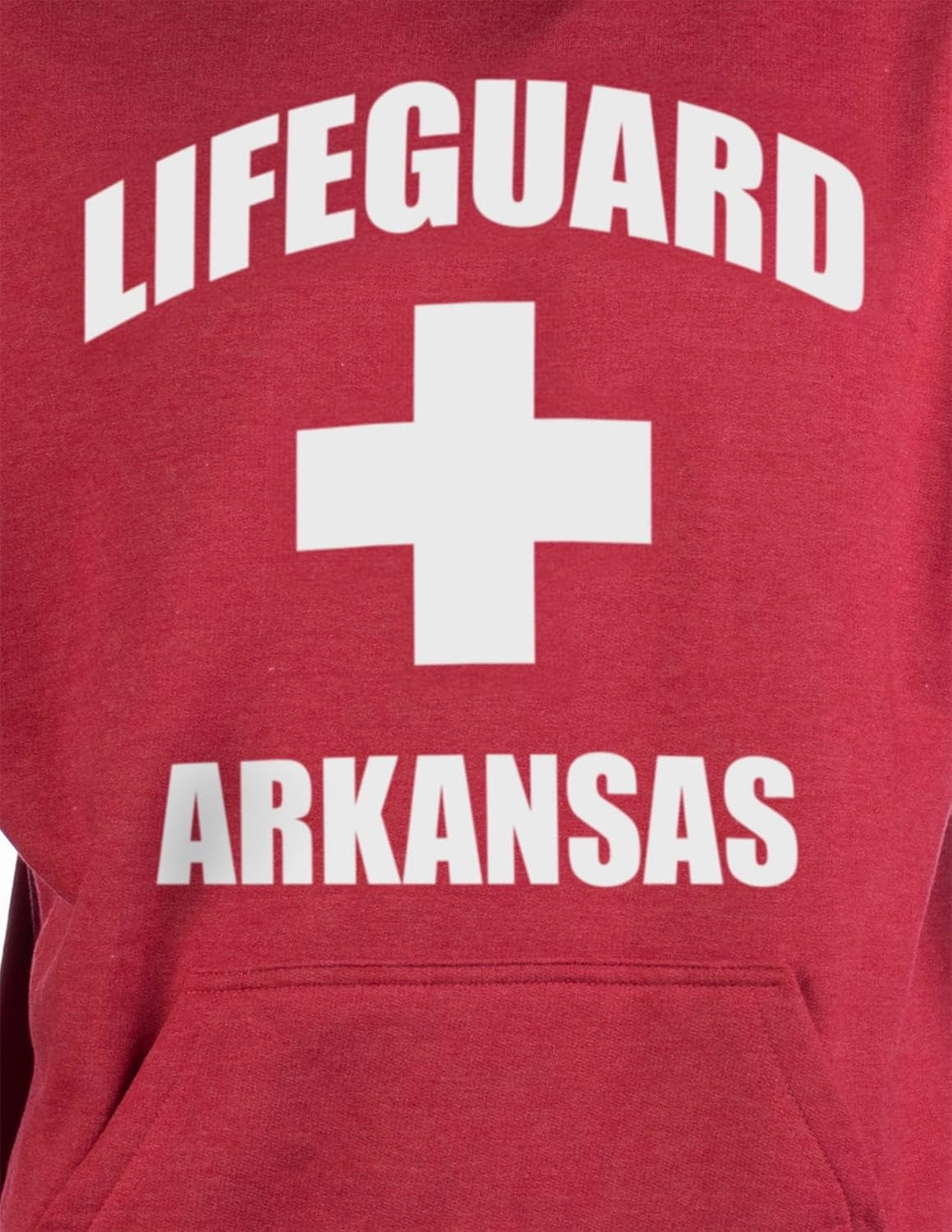 Lifeguard | Red Unisex Uniform Fleece Hoody Sweatshirt Hoodie Sweater Men Women