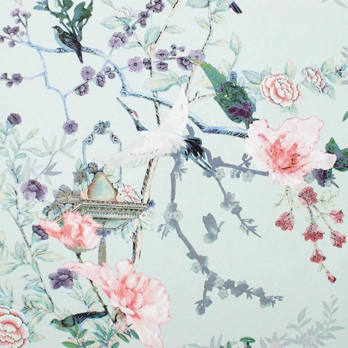 Lipsy Ophelia Wallpaper Duck Egg 144081