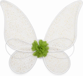 Little Adventures Shimmer Wings Costume Dress Up - Machine Washable Girl Pretend Play and Party Outfit