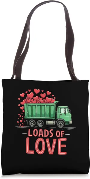 Loads Of Love Truck Tote Bag
