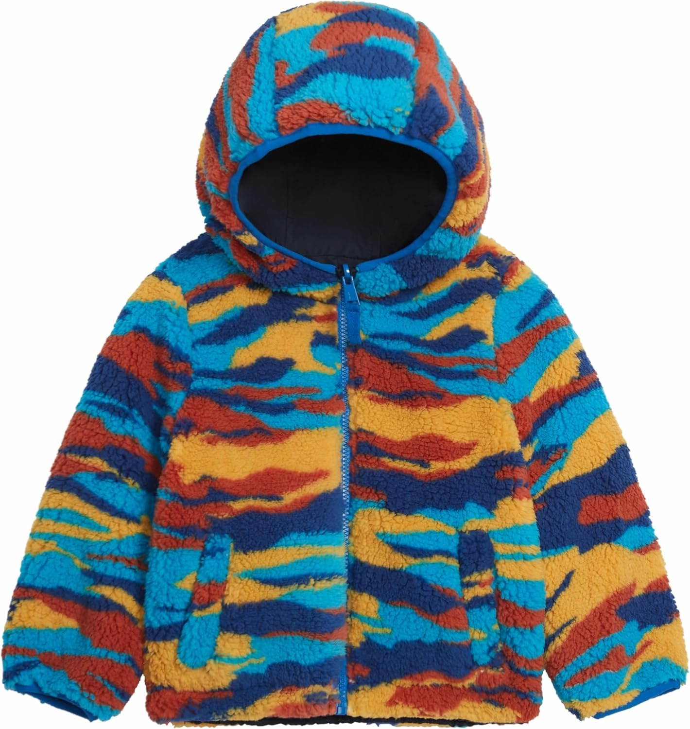 LONDON FOG Boys' Reversible Midweight Hooded Jacket