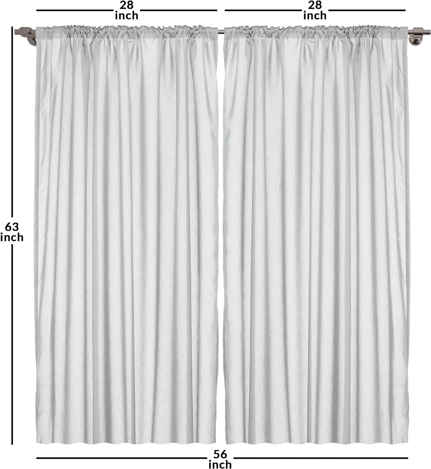 Lunarable Old Newspaper Curtains, Retro Styled Travel Vacation Theme Vintage Suitcases Keys Dot Text, Window Treatments 2 Panel Set for Living Room Bedroom, Pair of - 28" x 63", Black Cream
